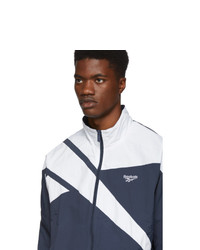 Мужская темно-синяя ветровка от Reebok Classics