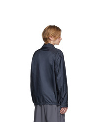 Мужская темно-синяя ветровка от Prada