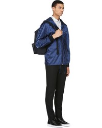 Мужская темно-синяя ветровка от Alexander McQueen