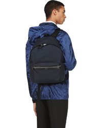 Мужская темно-синяя ветровка от Alexander McQueen