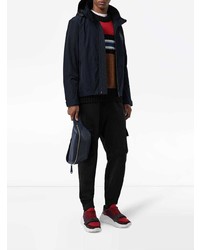 Мужская темно-синяя ветровка от Burberry