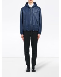 Мужская темно-синяя ветровка от Prada