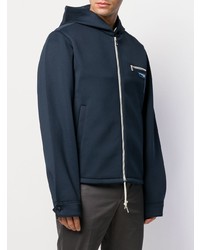 Мужская темно-синяя ветровка от Prada