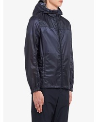Мужская темно-синяя ветровка от Prada