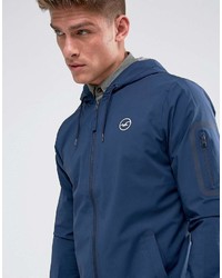 Мужская темно-синяя ветровка от Hollister