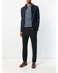 Мужская темно-синяя ветровка от Giorgio Brato