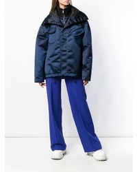 Женская темно-синяя ветровка от Maison Margiela