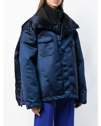 Женская темно-синяя ветровка от Maison Margiela