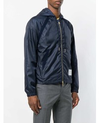 Мужская темно-синяя ветровка от Thom Browne