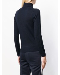 Женская темно-синяя водолазка с принтом от Rossignol