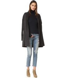 Женская темно-синяя водолазка от Enza Costa