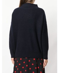 Женская темно-синяя водолазка от Vince