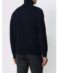 Мужская темно-синяя водолазка от Cruciani