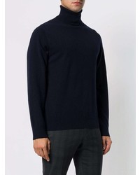 Мужская темно-синяя водолазка от Cruciani