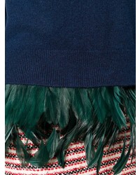 Женская темно-синяя водолазка от Maison Père