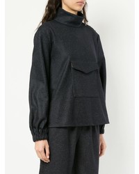 Женская темно-синяя водолазка от Tibi