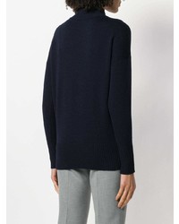 Женская темно-синяя водолазка от Peserico