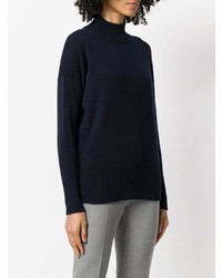 Женская темно-синяя водолазка от Peserico