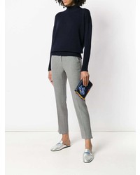 Женская темно-синяя водолазка от Peserico