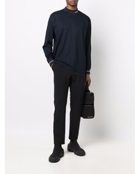 Мужская темно-синяя водолазка от White Mountaineering