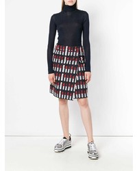 Женская темно-синяя водолазка от Prada