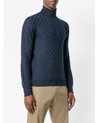 Мужская темно-синяя водолазка от Tagliatore