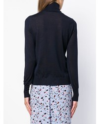 Женская темно-синяя водолазка от Roberto Collina