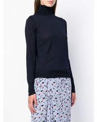 Женская темно-синяя водолазка от Roberto Collina