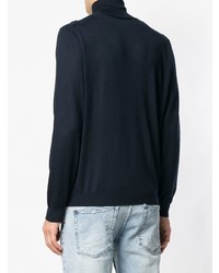 Мужская темно-синяя водолазка от Laneus