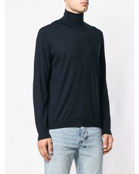 Мужская темно-синяя водолазка от Laneus