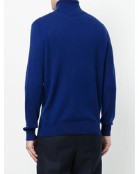 Мужская темно-синяя водолазка от Laneus