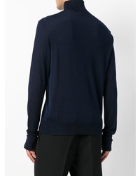 Мужская темно-синяя водолазка от Neil Barrett