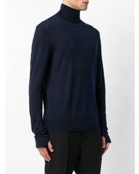 Мужская темно-синяя водолазка от Neil Barrett