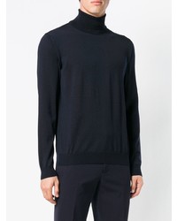 Мужская темно-синяя водолазка от Zanone