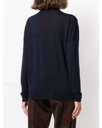 Женская темно-синяя водолазка от Roseanna