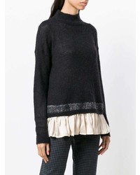 Женская темно-синяя водолазка от Erika Cavallini