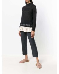 Женская темно-синяя водолазка от Erika Cavallini