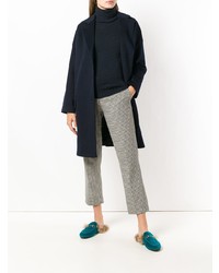 Женская темно-синяя водолазка от Roberto Collina