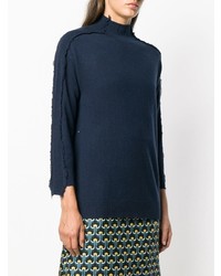 Женская темно-синяя водолазка от Steffen Schraut