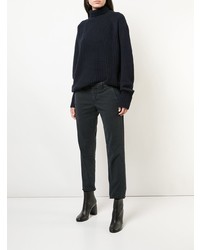 Женская темно-синяя водолазка от Nili Lotan