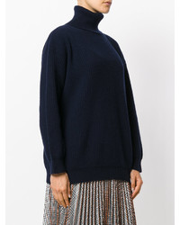 Женская темно-синяя водолазка от Stella McCartney