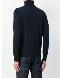 Мужская темно-синяя водолазка от Paul & Shark