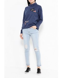 Женская темно-синяя водолазка от Спартак