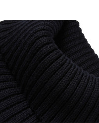 Мужская темно-синяя вязаная водолазка от Etro