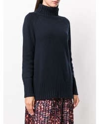 Женская темно-синяя вязаная водолазка от 'S Max Mara