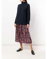 Женская темно-синяя вязаная водолазка от 'S Max Mara