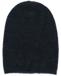 Мужская темно-синяя вязаная шапка от Laneus