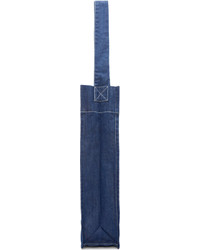 Мужская темно-синяя джинсовая большая сумка от Sunnei