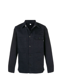 Мужская темно-синяя джинсовая куртка-рубашка от PS Paul Smith