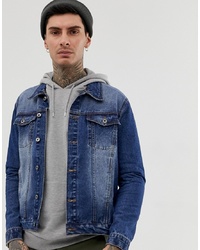 Мужская темно-синяя джинсовая куртка от Another Influence